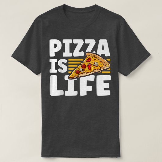 Pizza maakt Pizza leven T-shirt (Design voorkant)