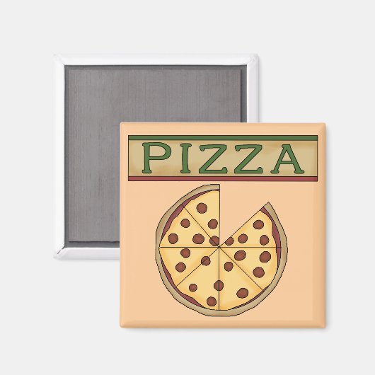 Pizza Magnet (Voorkant / Achterkant)
