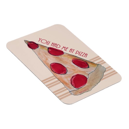 pizza magnet magneet (Rechterzijde)