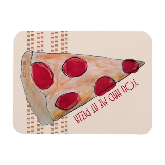 pizza magnet magneet (Horizontaal)