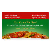 Pizza Magnetisch Visitekaartje (Voorkant)