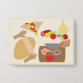 Pizza Maken Button (Voorkant)