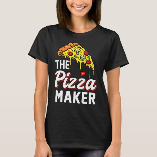 Pizza Maker Baker World's grootste Pizza Maker T-shirt (Voorkant)