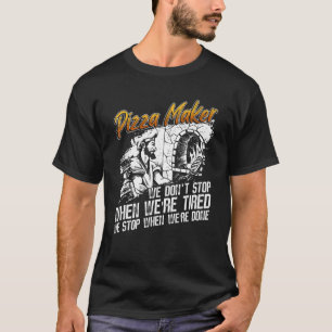 Pizza maker en Pizza bakker expert T-shirt