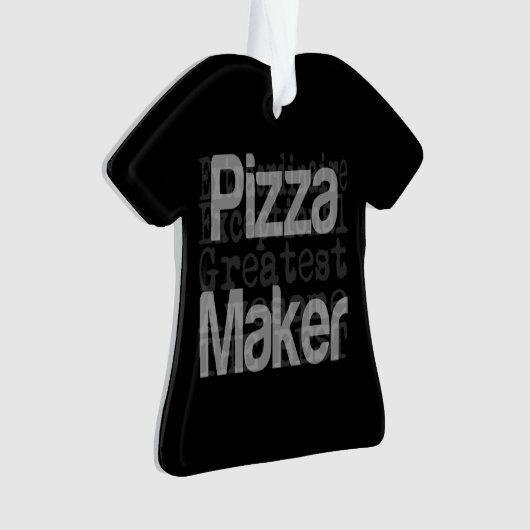 Pizza Maker Extraordinaire Ornament (voorkant)