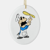 PIZZA MAKER KERAMISCH ORNAMENT (Rechts)