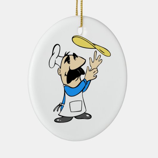 PIZZA MAKER KERAMISCH ORNAMENT (Rechts)