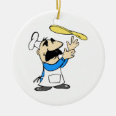PIZZA MAKER KERAMISCH ORNAMENT (Voorkant)