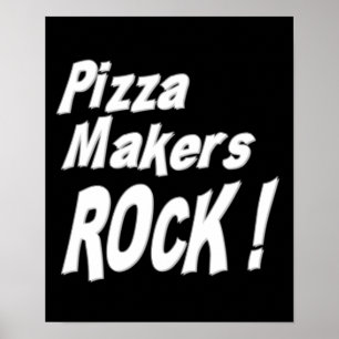 Pizza Makers Rock! Poster afdrukken