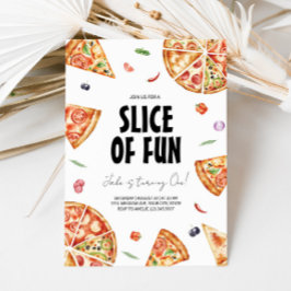 Pizza Making Birthday Party Invitation Kaart