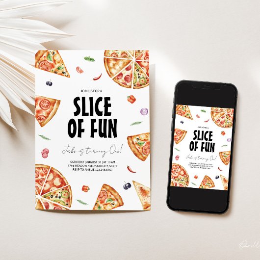 Pizza Making Birthday Party Invitation Kaart