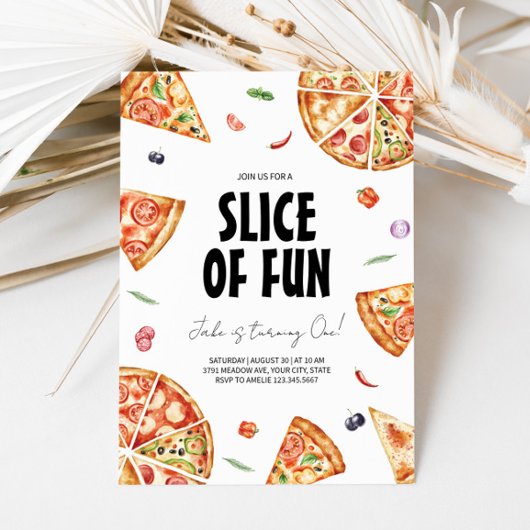 Pizza Making Birthday Party Invitation Kaart