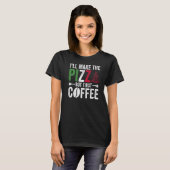 Pizza making en Pizza baker voor Pizza expert T-shirt (Voorkant volledig)