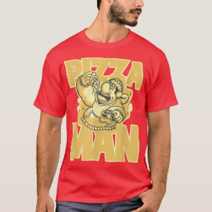 Pizza Man Italiaans voedsel Pizza Lover Food Lover T-shirt