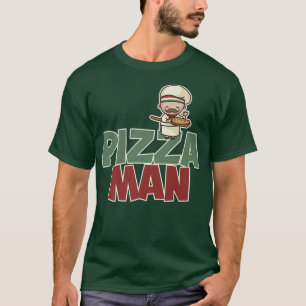 Pizza Man Italiaans voedsel Pizza Lover Food Lover T-shirt