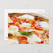 Pizza Margherita Briefkaart (Voorkant / Achterkant)