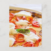 Pizza Margherita Briefkaart (Voorkant)