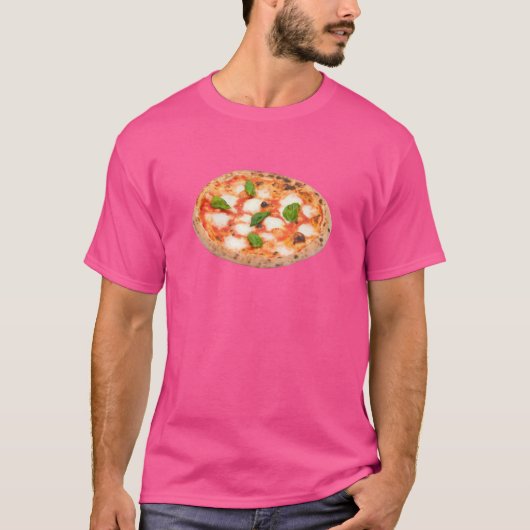 Pizza Margherita Costume Easy Last Minute Heiwee T-shirt (Voorkant)