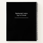 Pizza Margherita W/O-ananas Notitieboek (Achterkant)