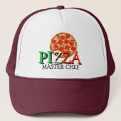 Pizza Master Chef Trucker Pet (Voorkant)