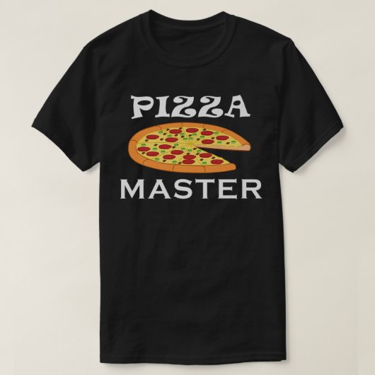 Pizza Master Hobby Pizza Chef Funny Gezegde T-shirt (Design voorkant)
