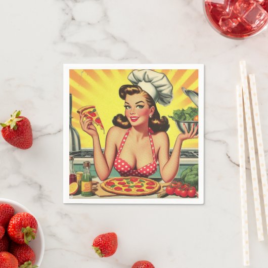  Pizza Meisje Servet (Insitu)