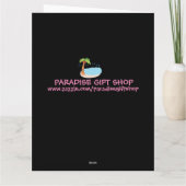 PIZZA MELTED CHEESE YUMMY BIRTHDAY CARDS KAART (Achterkant)