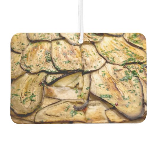 Pizza met aubergines luchtverfrisser (Voorkant)