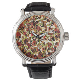 Pizza met de Werken Horloge