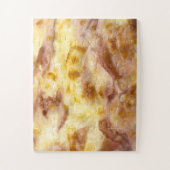 Pizza met kaas en prosciutto cotto legpuzzel (Verticaal)