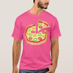 Pizza Met Paddenstoelen Paprika Pepperoni T-shirt