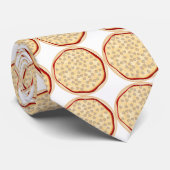 Pizza met paddenstoelen stropdas (Opgerold)