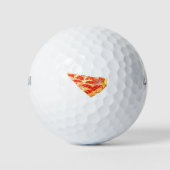 Pizza met pepperoni golfballen (Voorkant)