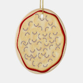 Pizza met uien keramisch ornament (Rechts)