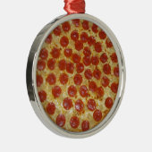 Pizza Metalen Ornament (Rechts)