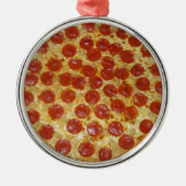 Pizza Metalen Ornament (Voorkant)