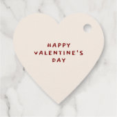 Pizza Mijn Hart Grappige Valentijnsdag Bedankjes Labels (Achterkant)