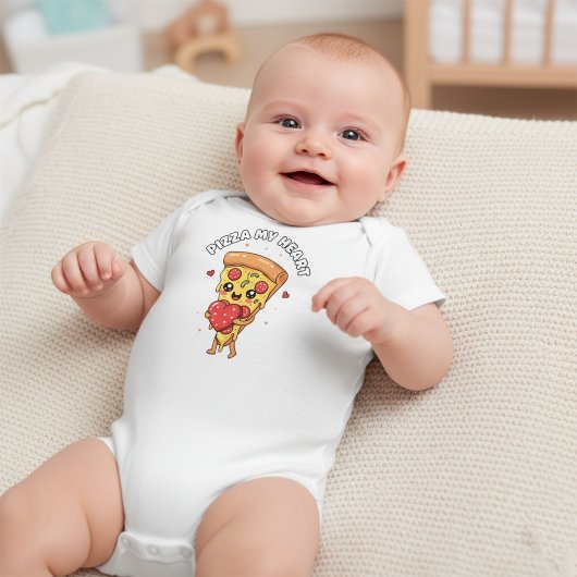 Pizza Mijn Hart Schattigee Foodie Baby & Peuter Romper