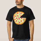Pizza Minder Een Slice Vaderdag Mannen T-shirt (Voorkant)