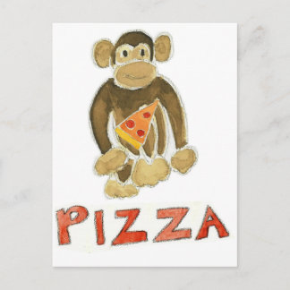 Pizza Monkey Briefkaart