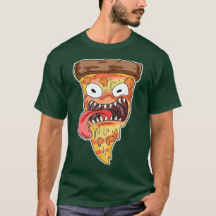 Pizza monster en pizza freak t-shirt