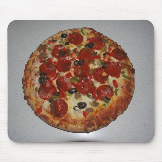 Pizza Mousepad Muismat (Voorkant)