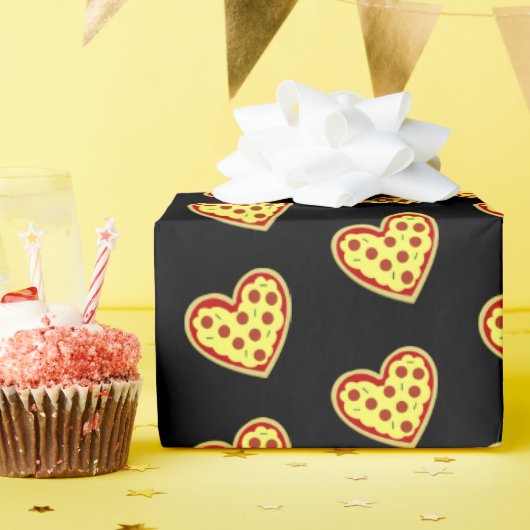 Pizza My Heart Cadeaupapier (Verjaardagsfeest)