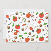 Pizza My Heart Classroom Photo Valentijnsdag Feestdagenkaart (Achterkant)