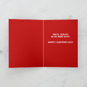 Pizza My Heart Home Slice Valentijnsdag Feestdagen Kaart (Binnen)