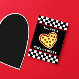 Pizza My Heart Home Slice Valentijnsdag Feestdagen Kaart