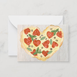 Pizza My Heart Kinder Classroom Valentijn Kaarten Notitiekaartje