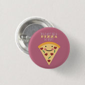 Pizza My Heart Ronde Button 3,2 Cm (Voorkant /achterkant)