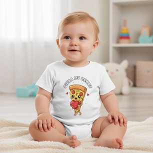 Pizza My Heart Schattig Foodie Baby & Peuter