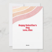 Pizza My Heart Schattigee Valentijn's Day Feestdagenkaart (Achterkant)